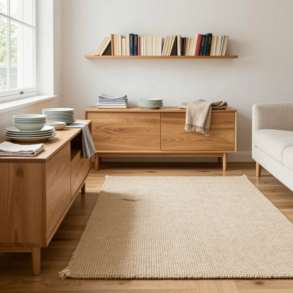 Organiserad hemmiljö som visar tydlig vardagsstruktur