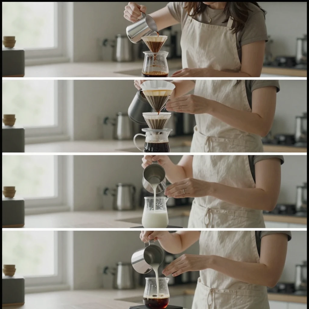 Illustration av stegvis process för vardagsrutiner